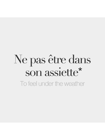 french Words quote
