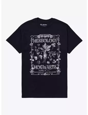 Harry Potter Herbology Plant Collage Boyfriend Fit Girls T-Shirt | Hot Topic