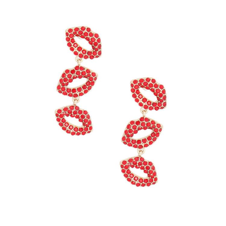 red lip’s earrings