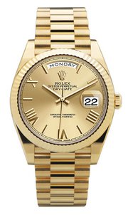 Rolex Yellow Gold President Day Date 40 228238 CR - Luxury Of Watches