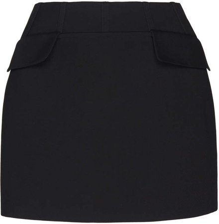 MUGLER Wool Corset Mini Skirt Size: 34