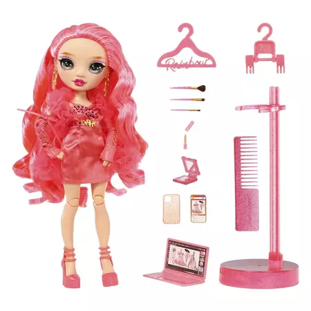 Rainbow High Priscilla- Pink Fashion Doll. Fashionable Outfit & 10+ Colorful Play Accessories. Great Gift for Kids 4-12 Years Old and Collectors. - Walmart.com