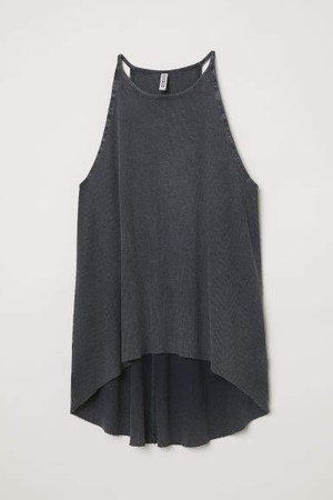 Ribbed Jersey Camisole Top - Gray
