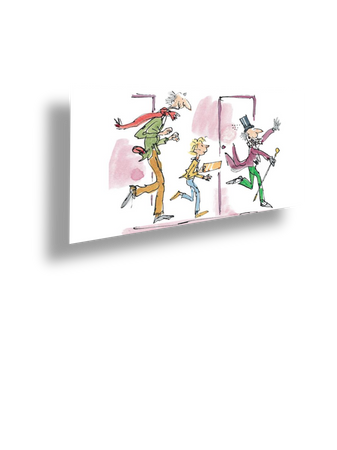 Charlie and The Chocolate Factory books read Quentin Blake art illustration