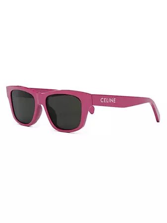 Shop CELINE Monochroms 03 56MM Square Sunglasses | Saks Fifth Avenue