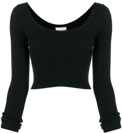 ribbed cropped top
