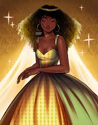 #tiana#disney princess#green#tiana fan art#black#black women#black woman#black girl#pretty
