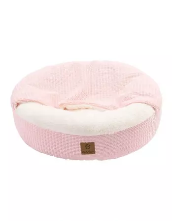 Charlies Snookie Hooded Calming Dog Bed In Pink | MYER