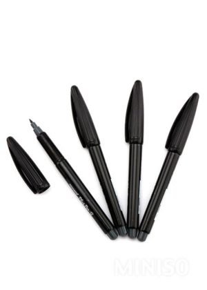 Pluspens Water-based Fibre-tip Pen (Black) | Miniso