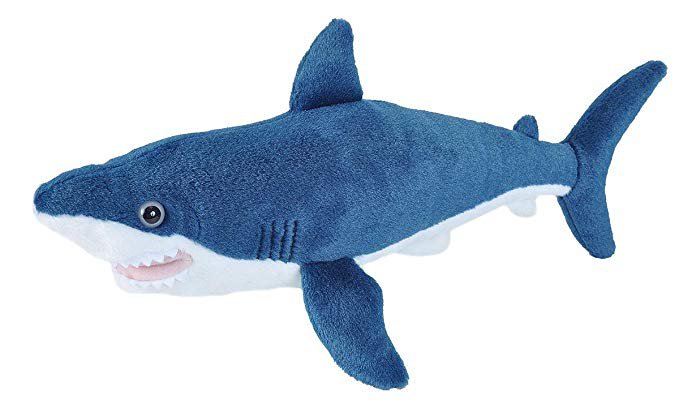 Wild Republic 21478 Mako Shark Plush, Stuffed Animal, Plush Toy, Gifts for Kids 17", 17", Cuddlekins, Animals & Figures - Amazon Canada