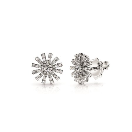 White gold and diamonds earrings | Damiani