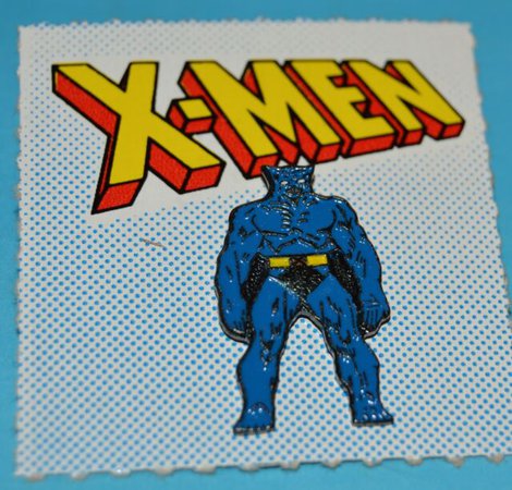 X-MEN THE BEAST METAL PIN FIGURE COLLECTIBLE MARVEL COMIC ARGENTINA RARE EDITION | eBay