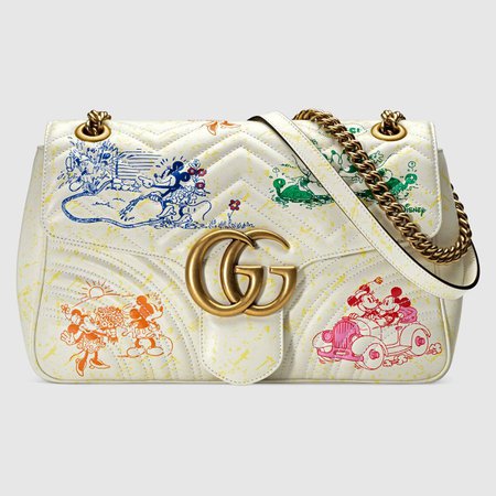 Online Exclusive Disney x Gucci GG Marmont medium shoulder bag | GUCCI® International