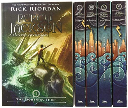 Percy Jackson and the Olympians 5 Book Paperback Boxed Set (new covers w/poster) (Percy Jackson & the Olympians): Riordan, Rick, Rocco, John: 8601419661084: Amazon.com: Books