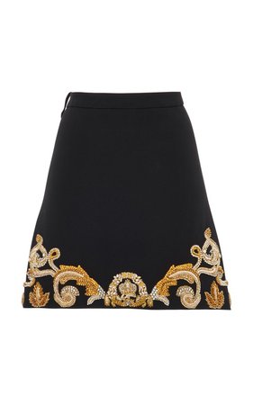 Embellished Mini Skirt by Versace | Moda Operandi