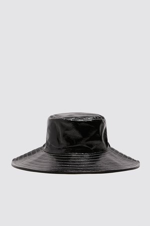 PATENT FINISH BUCKET HAT-View All-T-SHIRTS-WOMAN | ZARA United States