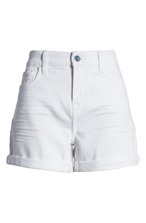 JEN7 by 7 For All Mankind Roll Cuff Denim Shorts | Nordstrom