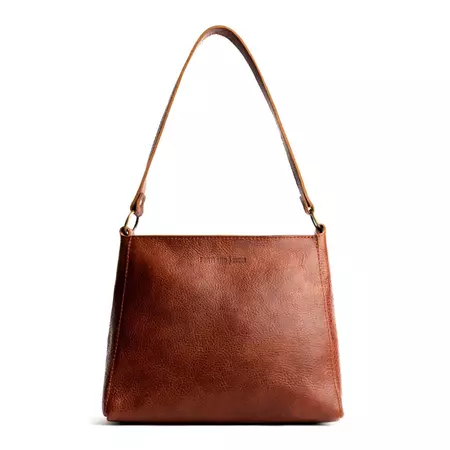 Triangle Shoulder Bag - Nutmeg | Portland Leather Goods