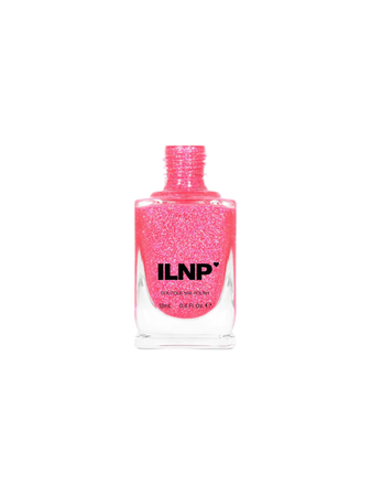 pink nail polish manicure