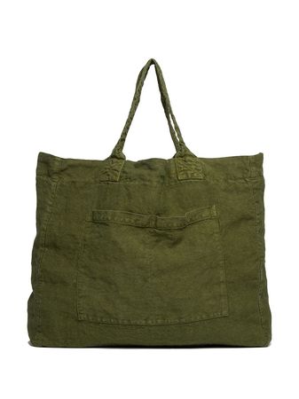 Once Milano Weekend Linen Tote Bag - Farfetch