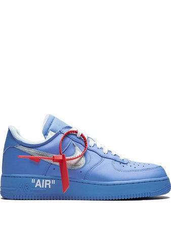 Shop blue Nike X Off-White Air Force 1 Low MCA sneakers with Express Delivery - Farfetch