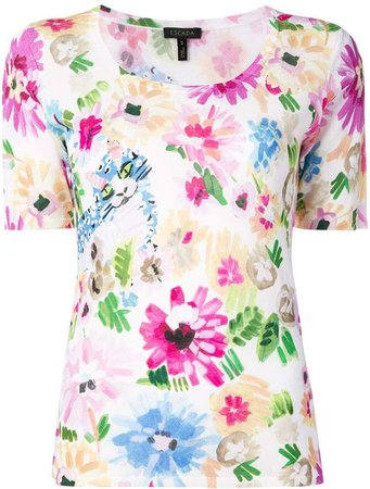floral T-shirt