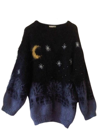 moon and stars sweater