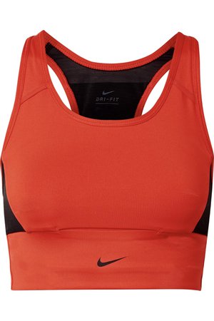 Nike red sports bra