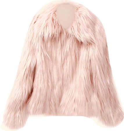 Pink Shaggy Fur Coat