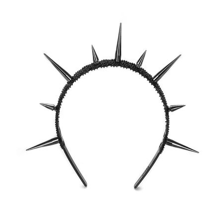 Amazon.com: Gothic Crown Spike Headband For Women Girls，Goth spiky Dark Wicked Queen Headpiece， Black Tiaras Witch Costume Jewelry Accessories ，Halo Hair Hoop For Cosplay Halloween (balck headband) : Clothing, Shoes & Jewelry