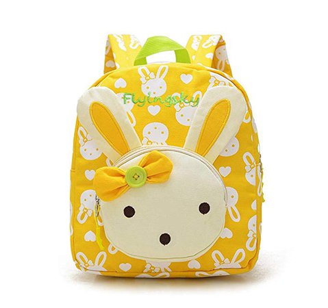 Flyingsky Rabbit Animals Kids Book Backpack Baby Girls School Bag Yellow: Amazon.co.uk: Luggage