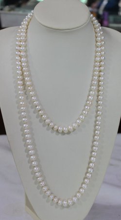 pearl necklace long - Google Search