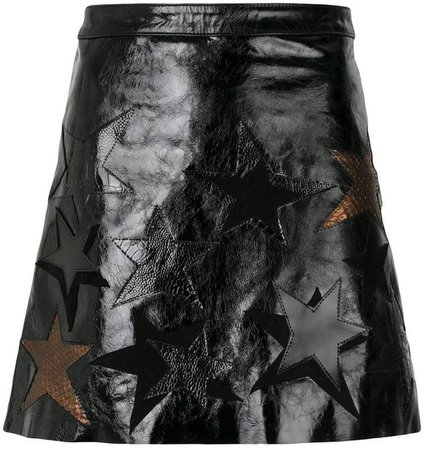 Manokhi star patch a-line skirt