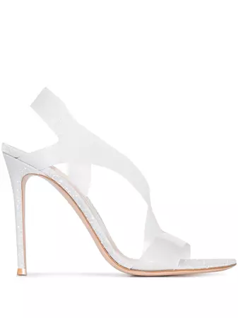 Shop Gianvito Rossi Metropolis 105mm sandals with Express Delivery - FARFETCH