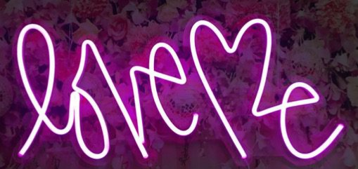 love me neon sign Etsy