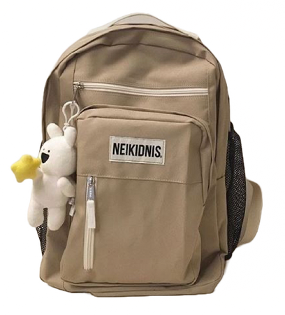 @darkcalista beige backpack png