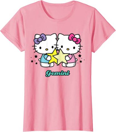 Amazon.com: Hello Kitty Zodiac Gemini Tee Shirt: Clothing