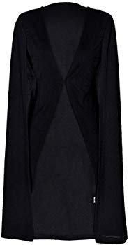 Women Blazer Cape Coat Long Cloak OL Blazer Jackets Popular Long Sleeve Cardigan at Amazon Women’s Clothing store