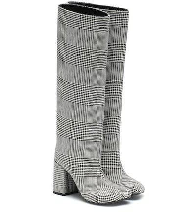 Houndstooth boots