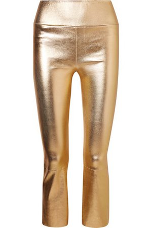 SPRWMN Metallic Gold Pants