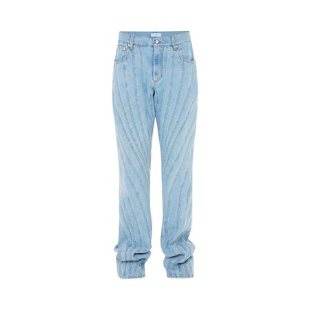 wide-leg Spiral jeans – Mugler