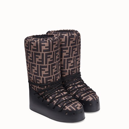 Multicolor nylon boots - BOOTS | Fendi