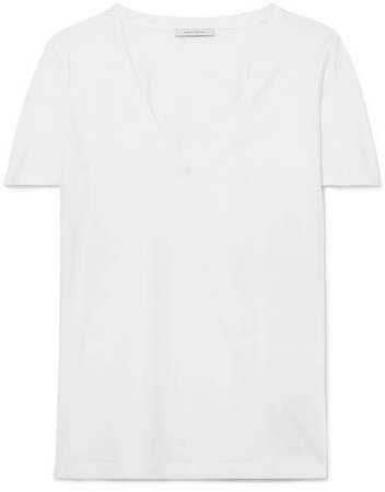 Ninety Percent - Ruby Organic Cotton-jersey T-shirt - White