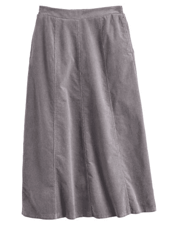 Koret® Gored Corduroy Skirt | Old Pueblo Traders