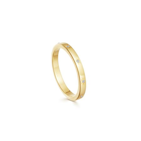 Gold Interstellar Star Studded Ring | 18ct Gold Vermeil | Missoma | Missoma Limited