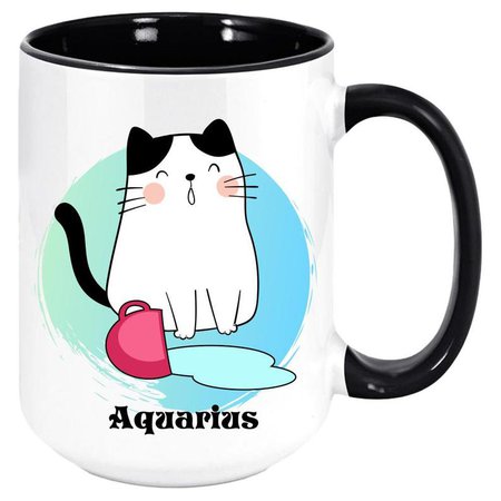 Aquarius Zodiac Coffee Mug | Etsy
