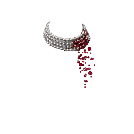 Blood Pearl Choker Necklace (Dei5 edit)