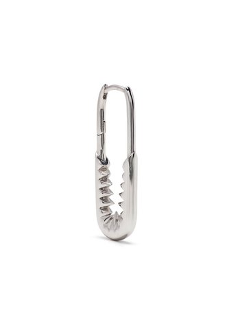 Kasun London safety-pin Hoop Earring - Farfetch