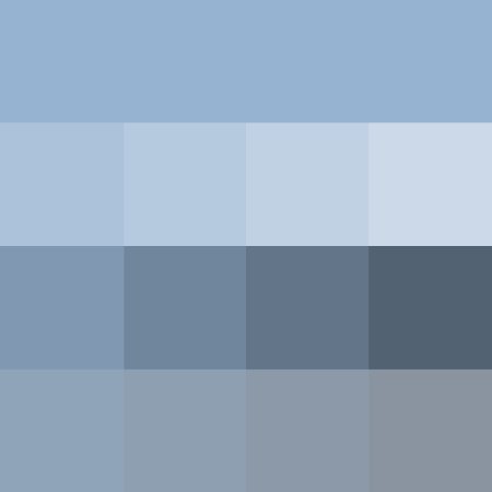 blue-gray scale