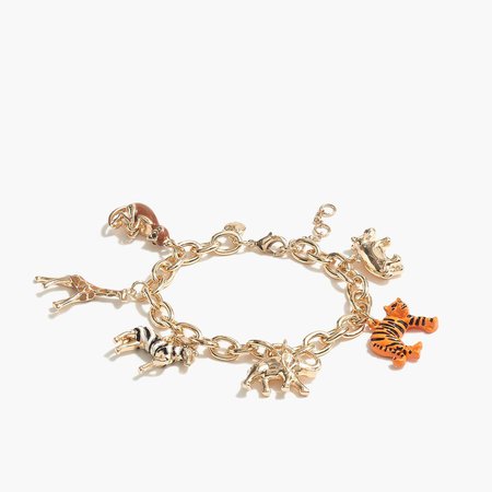 Animal charm bracelet